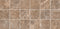 Porcelain Mosaic Mira (Square) Brown Satin Matte Backsplash Tile 2"x2"